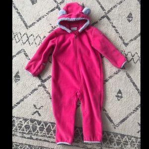 Columbia fleece snow suit